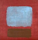 Mark Rothko Slate Blue and Brown on Plum painting